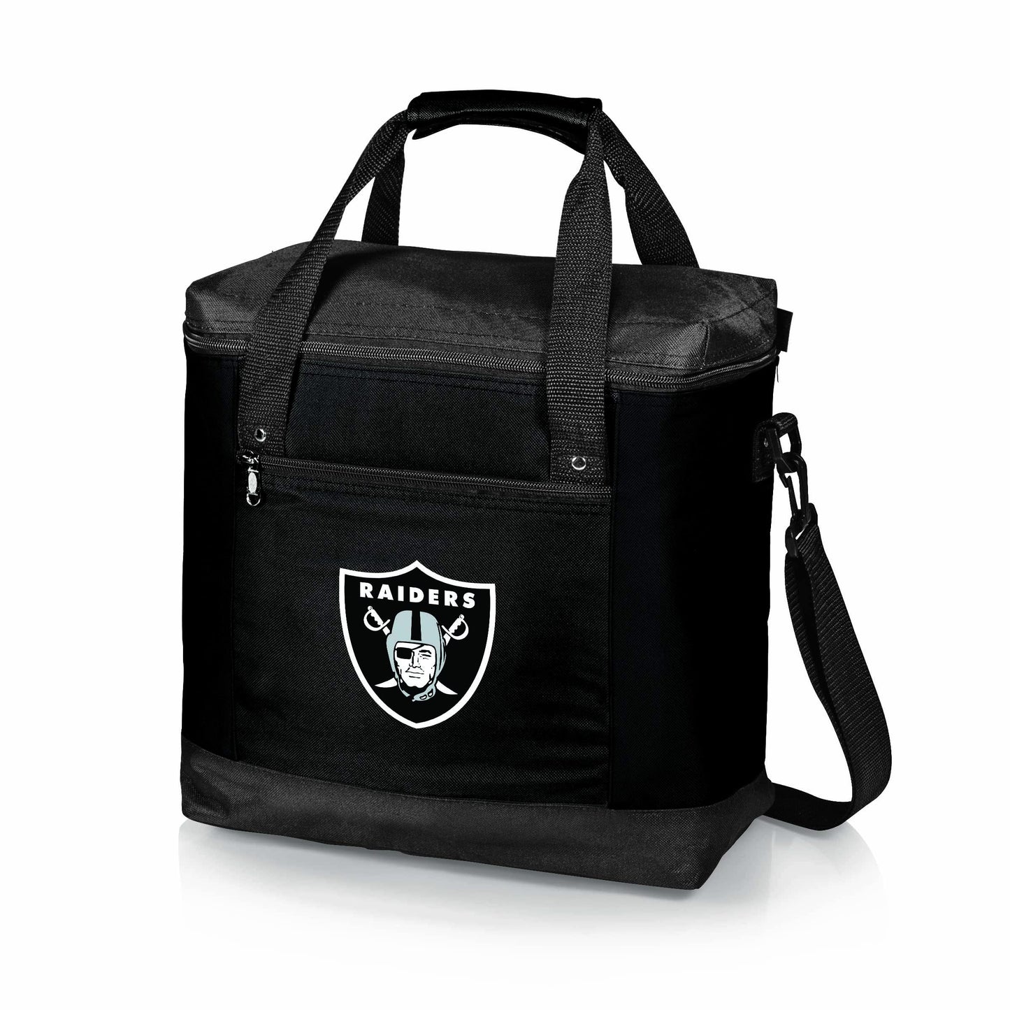PICNIC TIME NFL Las Vegas Raiders Montero Tote Cooler Bag - Soft Cooler Bag - Picnic Tote (Black) (604-00-179-234-2) One Size