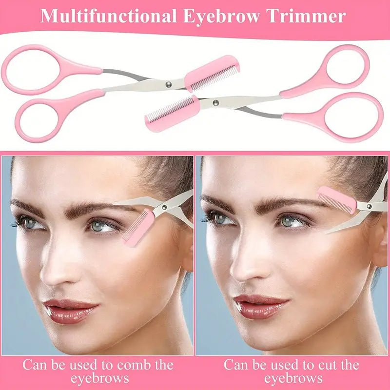 Eyebrow Scissors and Comb Grooming Set - Fallon Gifts