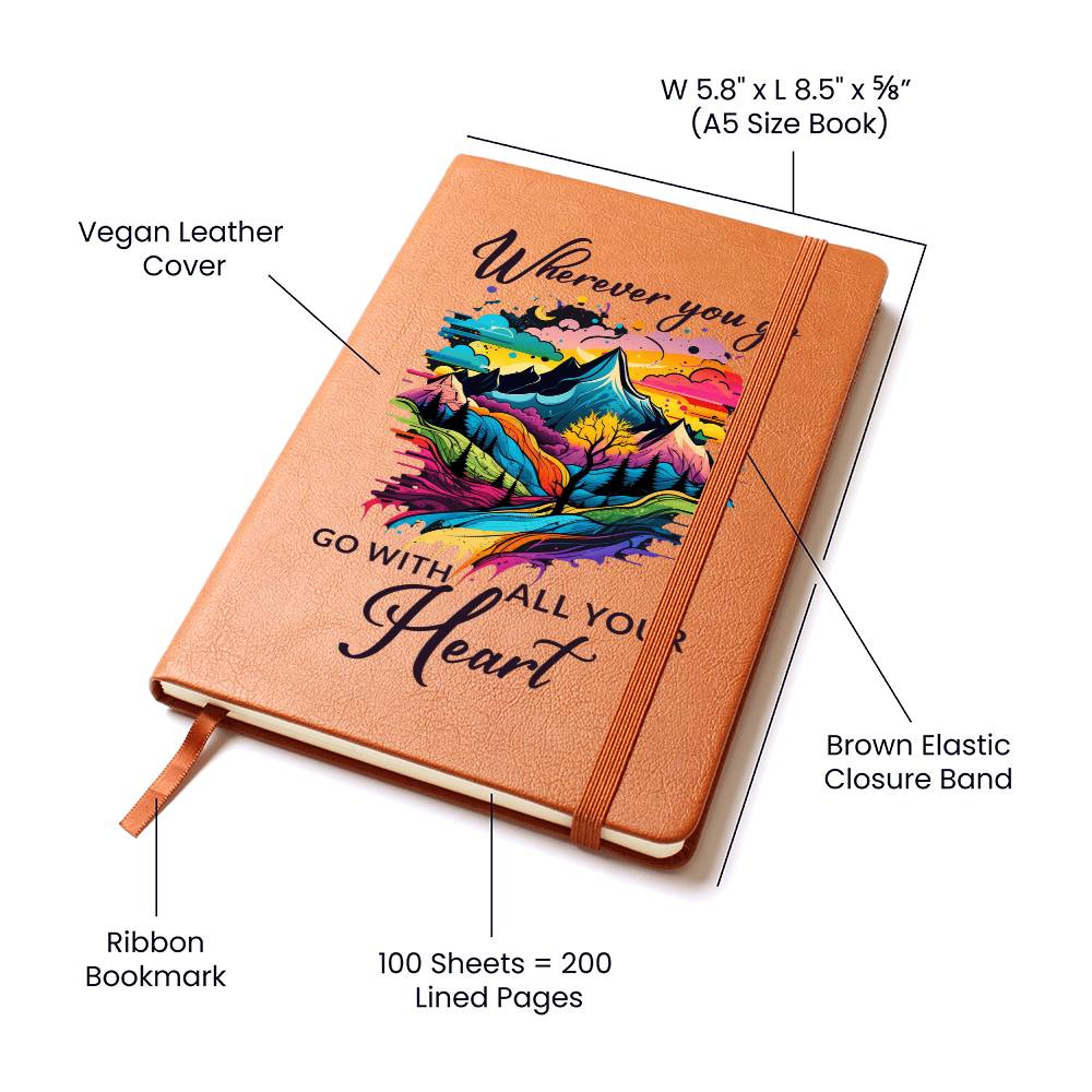 Go With All Your Heart - Journal - Fallon Gifts