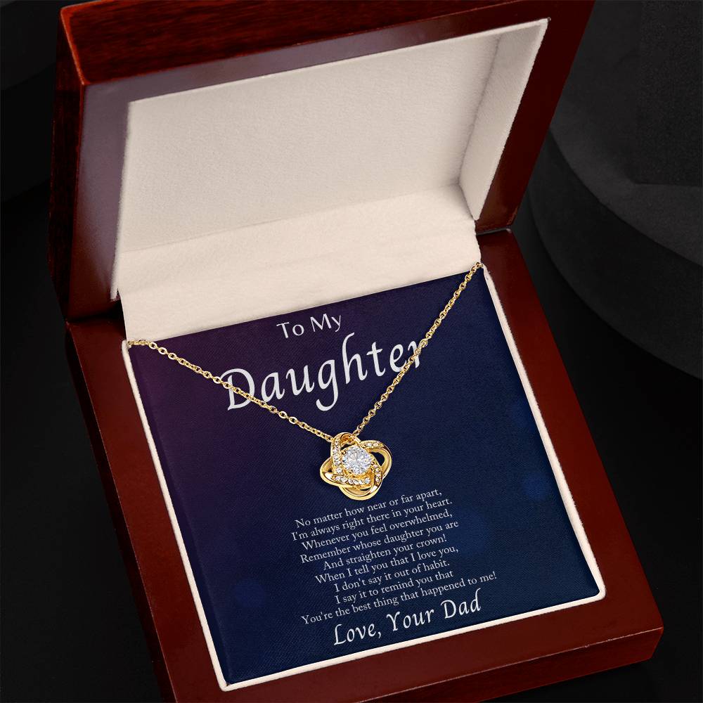 I'm Always With You Love Knot Necklace - Fallon Gifts