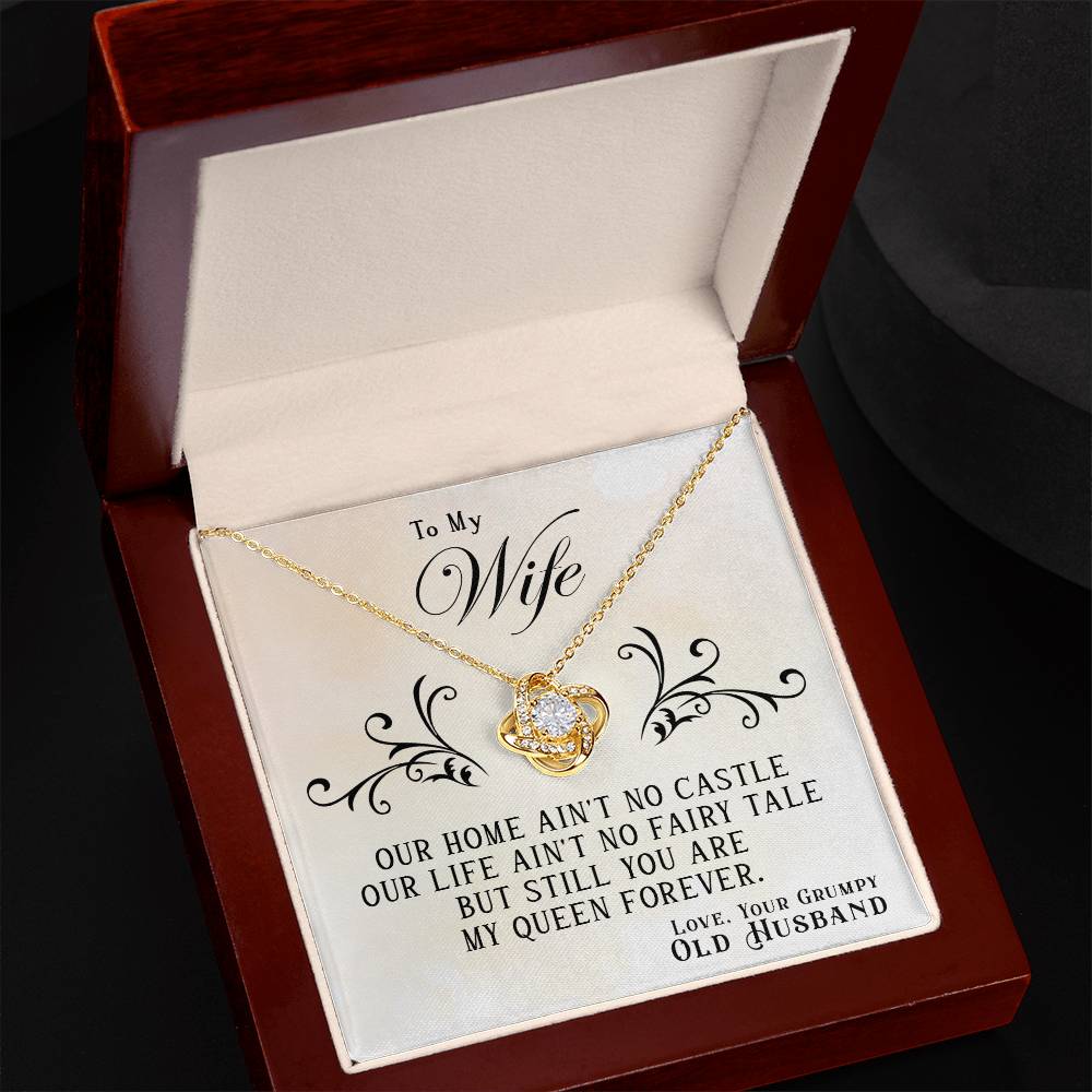 My Queen Forever Love Knot Necklace - Fallon Gifts