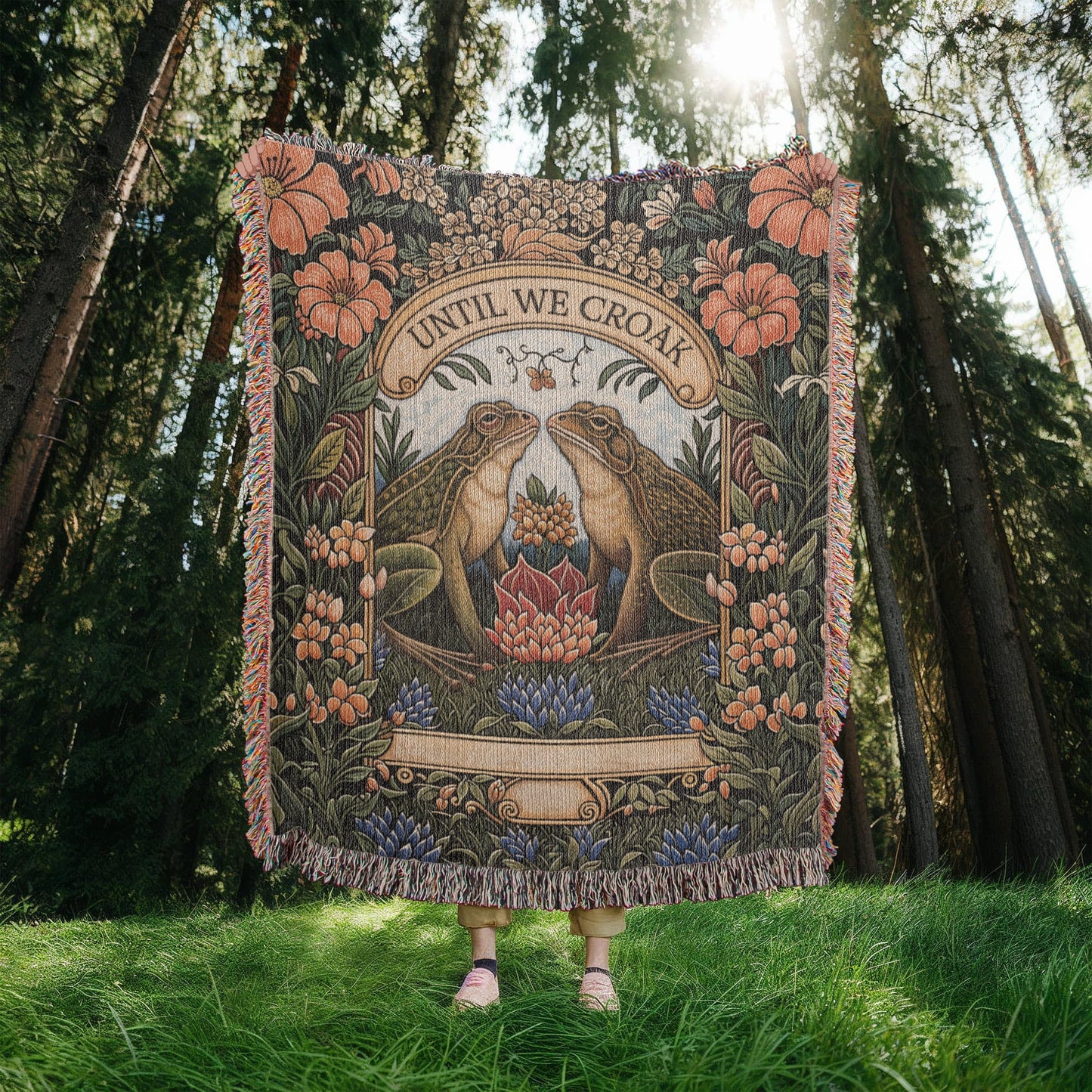Til We Croak - Heirloom Blanket - Fallon Gifts