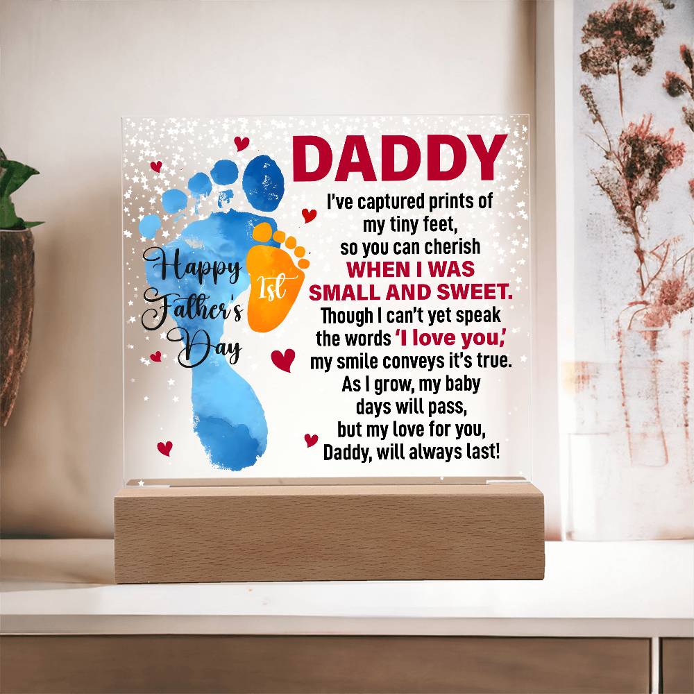 When I Was Small and Sweet - Acrylic Square - Fallon Gifts