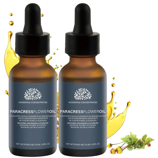 2 Pcs Paracress Facial Oil Paracress Oil for Face Paracress Serum Paracress Facial Serum Organic Smooth Fine Lines and Wrinkles Natural Face Oil for All Skin Types 30ML/1oz - Fallon Gifts
