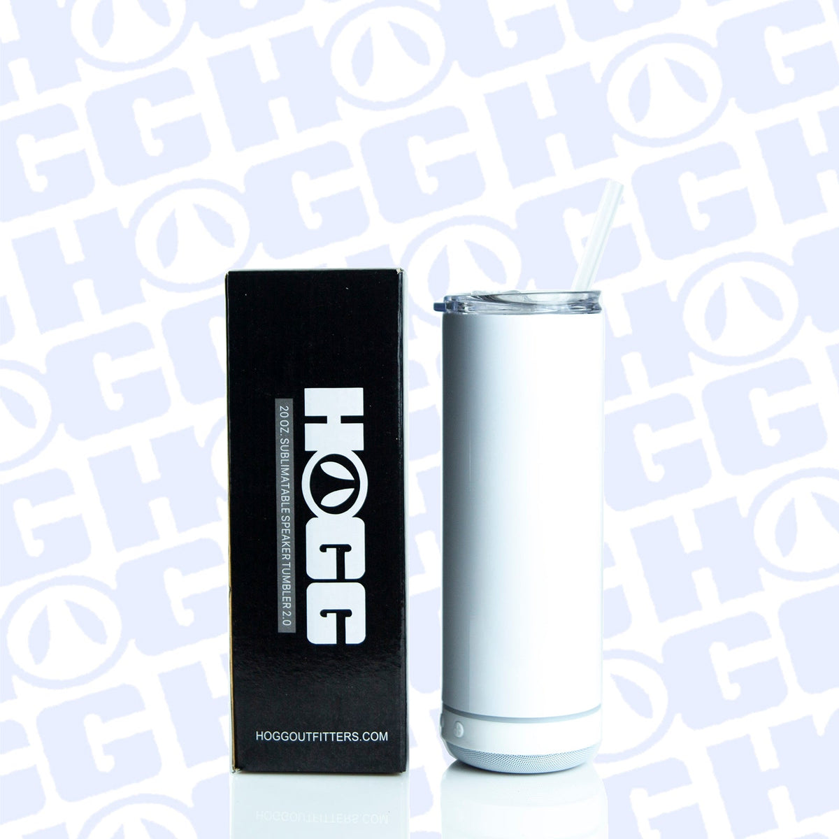 20oz WIRELESS SPEAKER TUMBLER - WHITE - Fallon Gifts