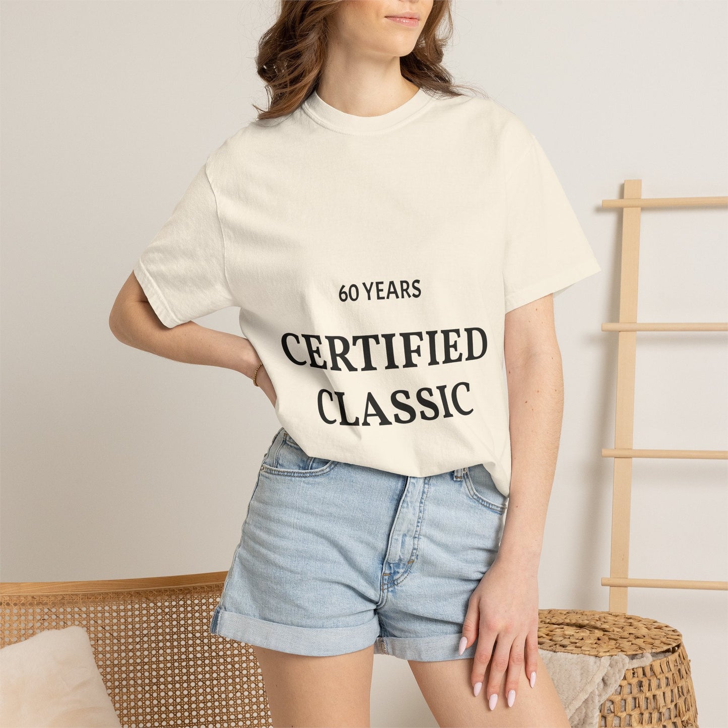 A Certified Classic T-Shirt – 60 Years Retro Birthday Tee - Fallon Gifts