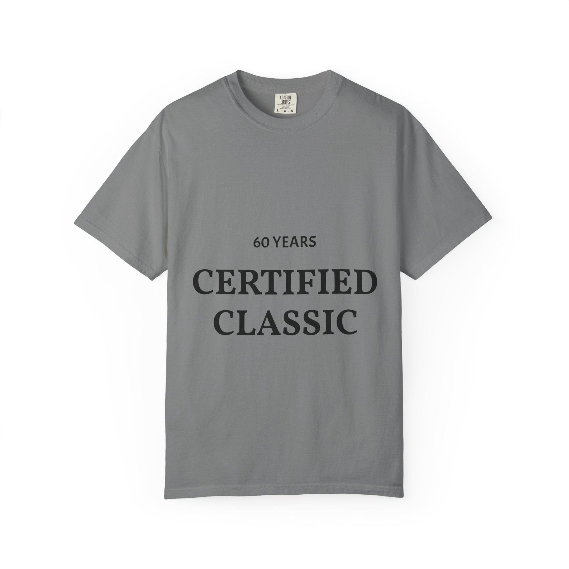 A Certified Classic T-Shirt – 60 Years Retro Birthday Tee - Fallon Gifts
