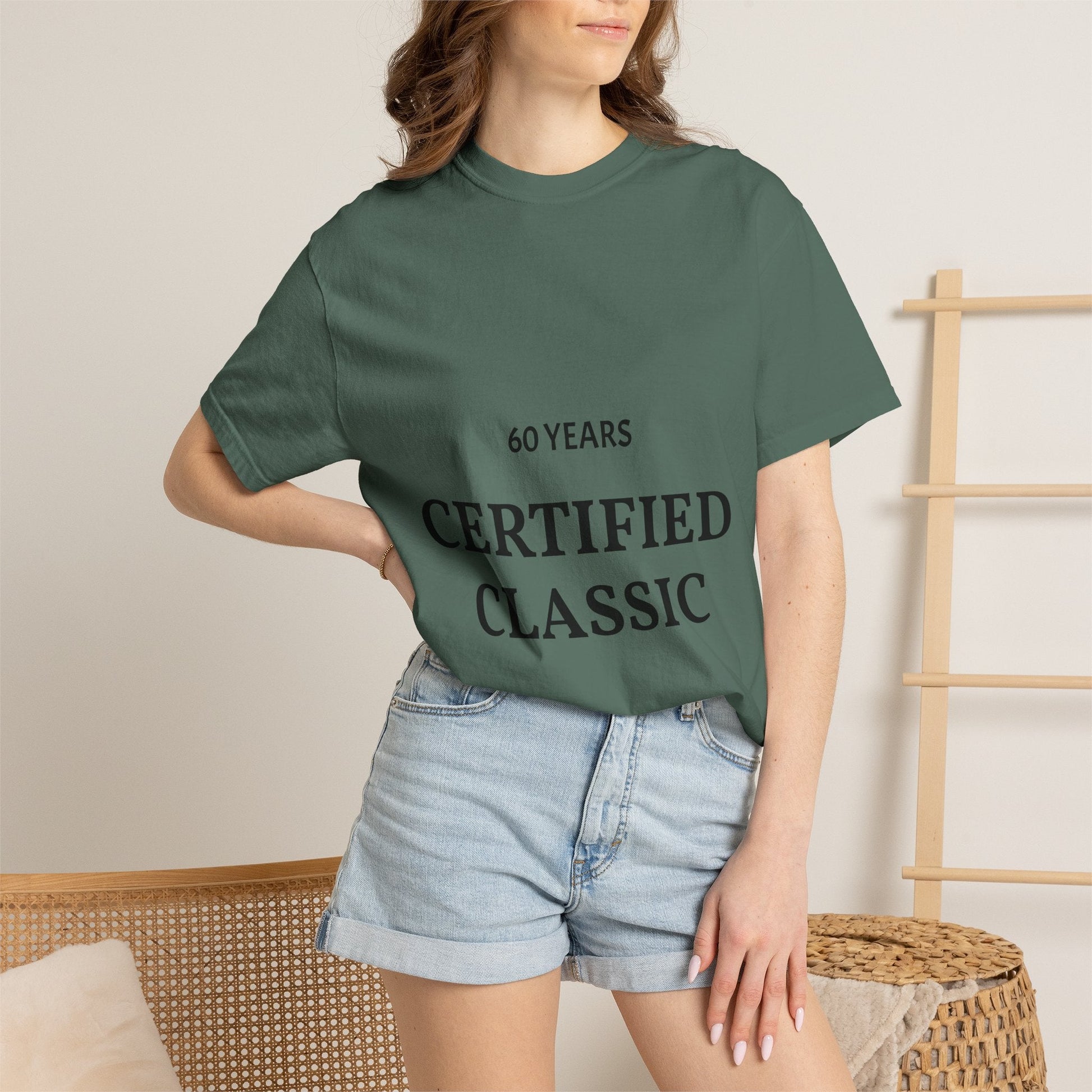 A Certified Classic T-Shirt – 60 Years Retro Birthday Tee - Fallon Gifts