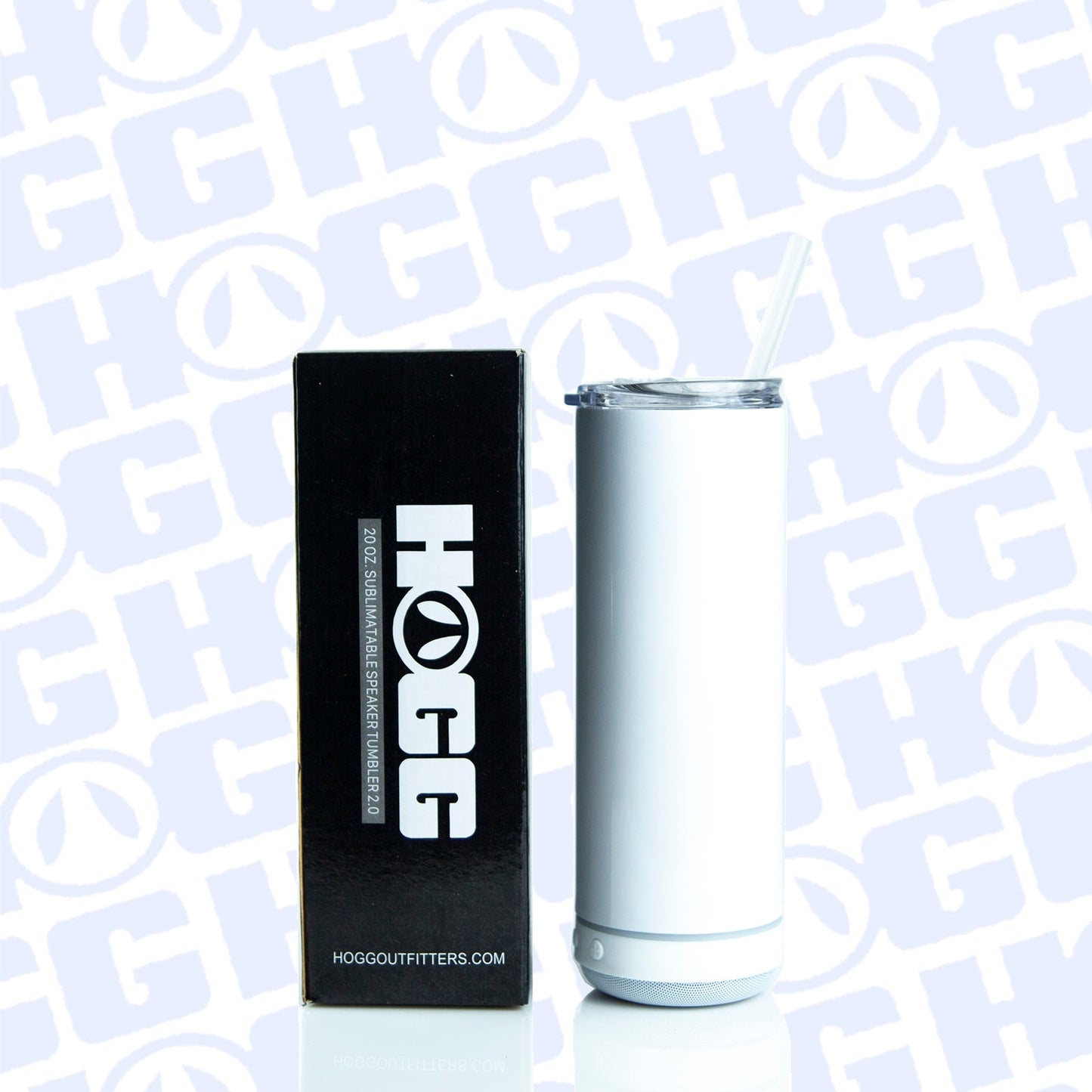 20oz WIRELESS SPEAKER TUMBLER - WHITE