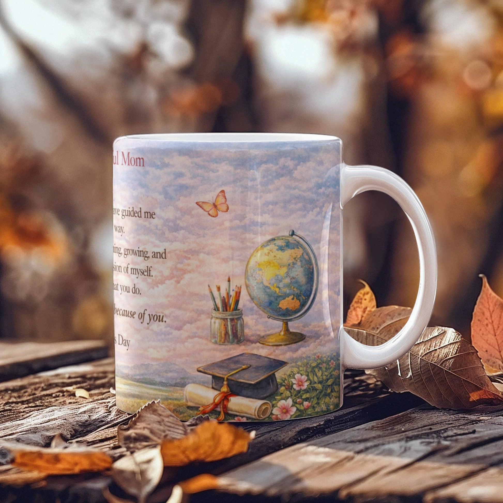 Am Who I Am Because of You Mom Mug - Fallon Gifts