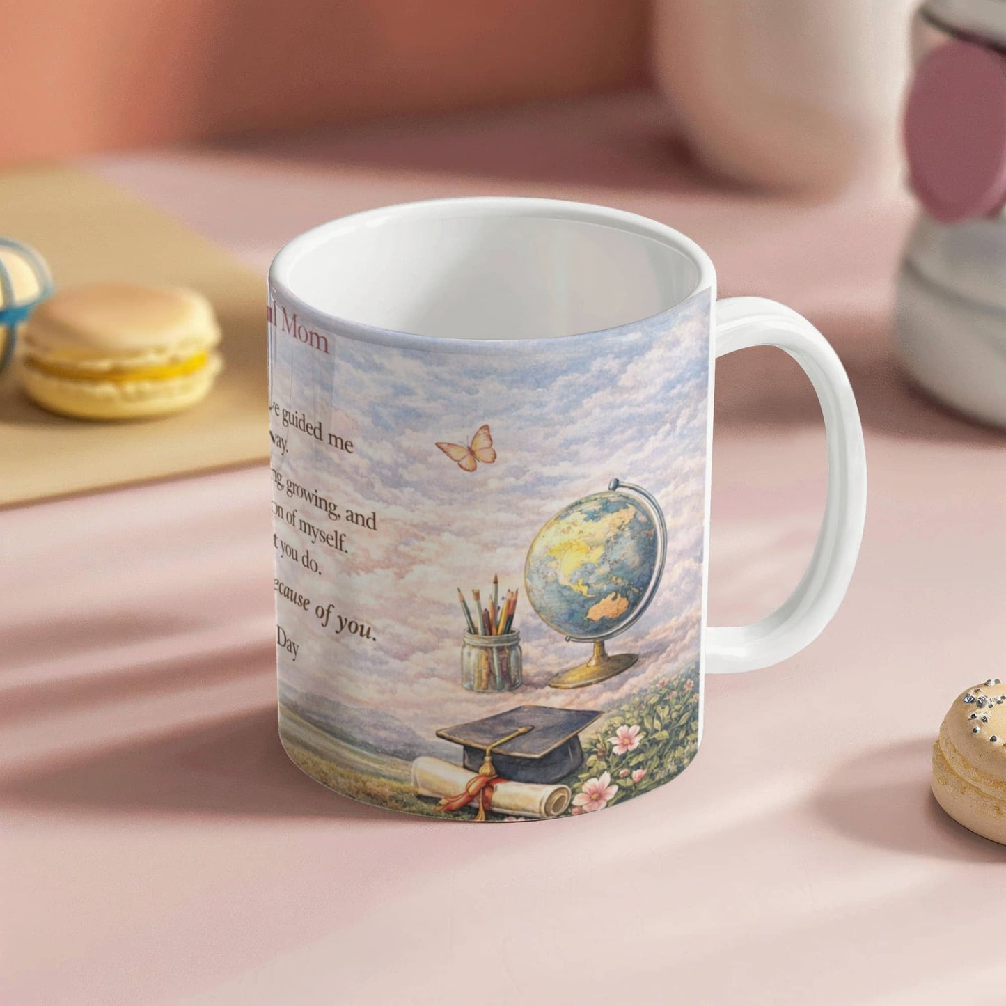 Am Who I Am Because of You Mom Mug - Fallon Gifts
