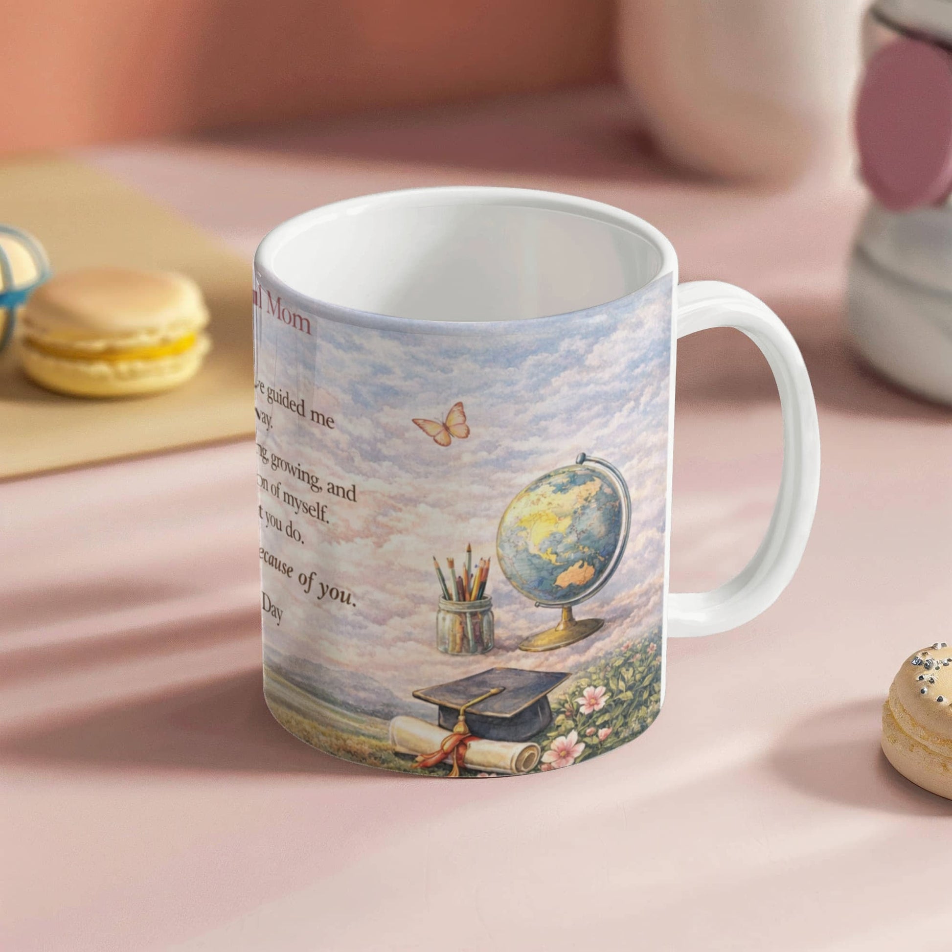 Am Who I Am Because of You Mom Mug - Fallon Gifts