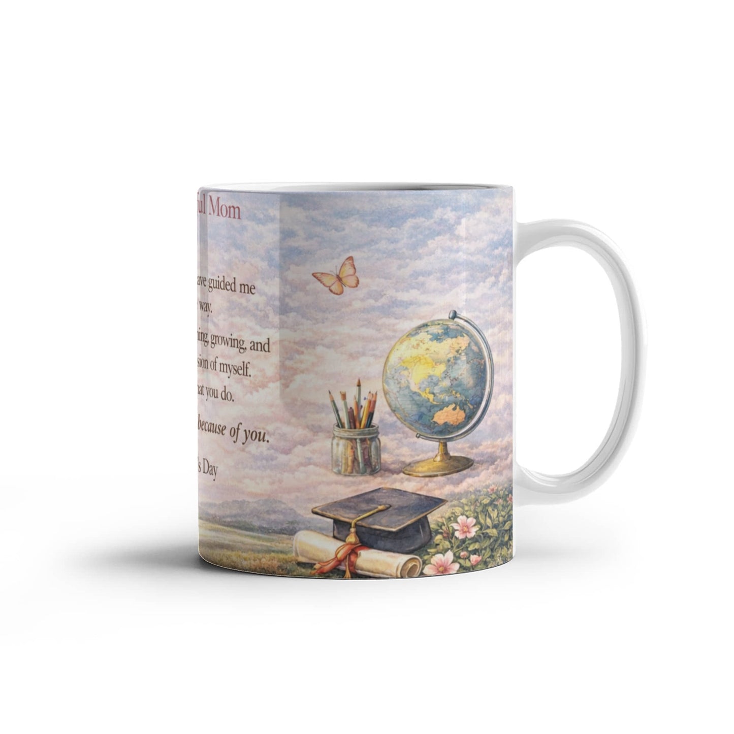 Am Who I Am Because of You Mom Mug - Fallon Gifts