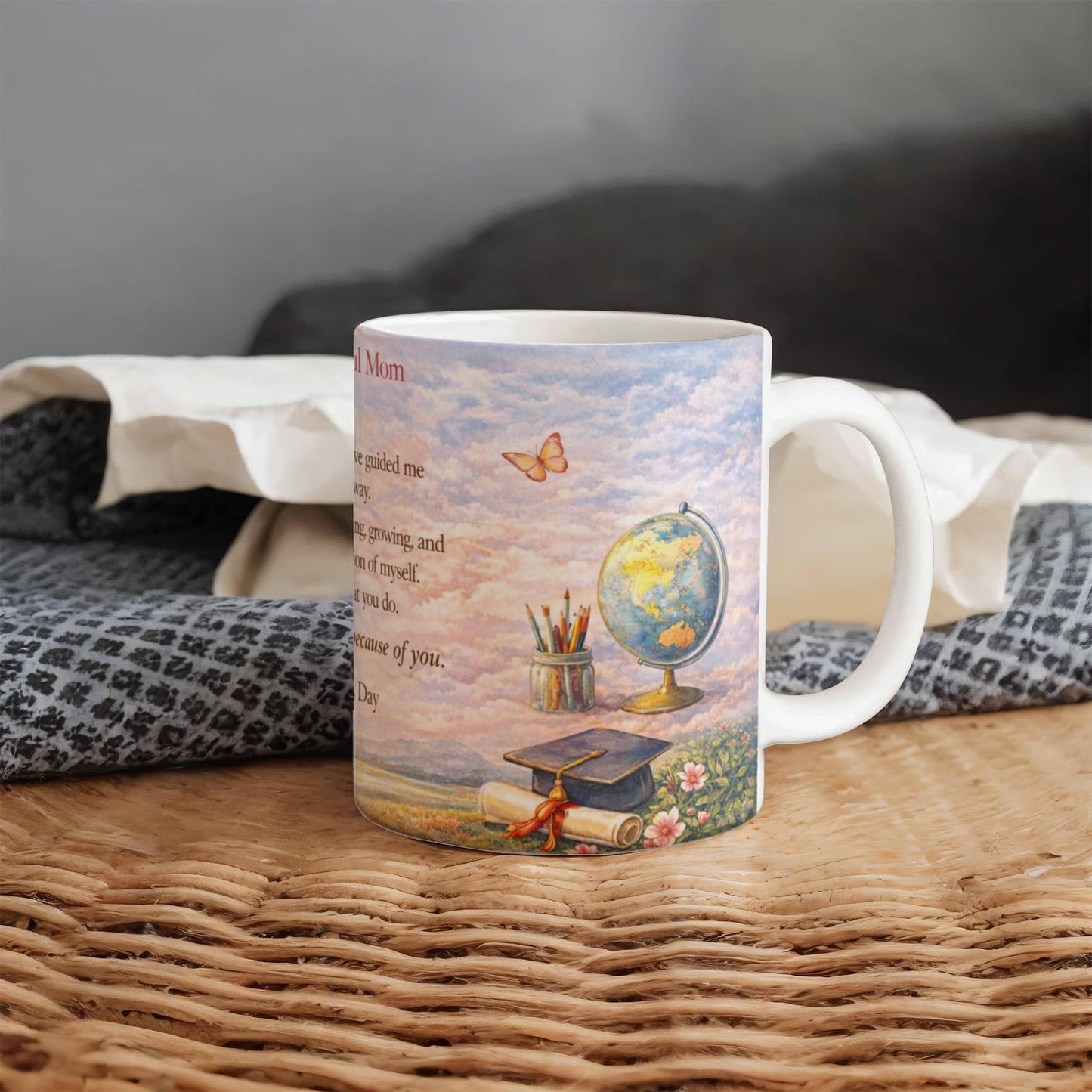 Am Who I Am Because of You Mom Mug - Fallon Gifts