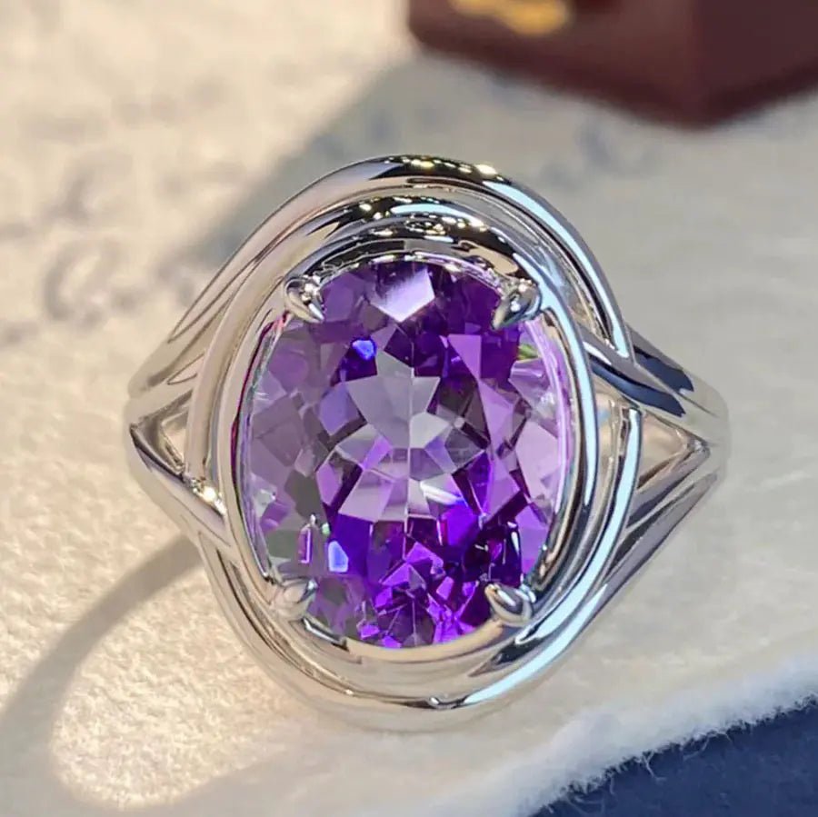 Amethyst Fashion Ring for Women - Fallon Gifts