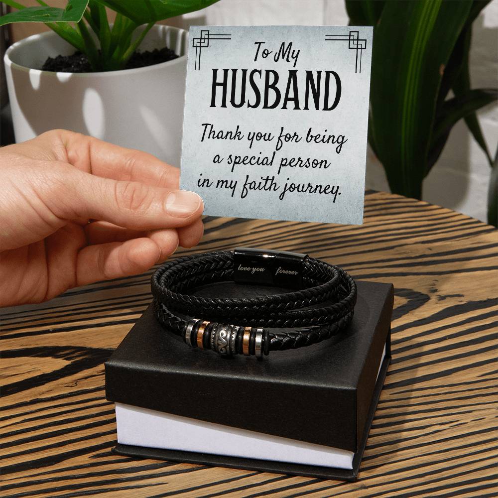 Being Special - Mens Leather Bracelet - Fallon Gifts