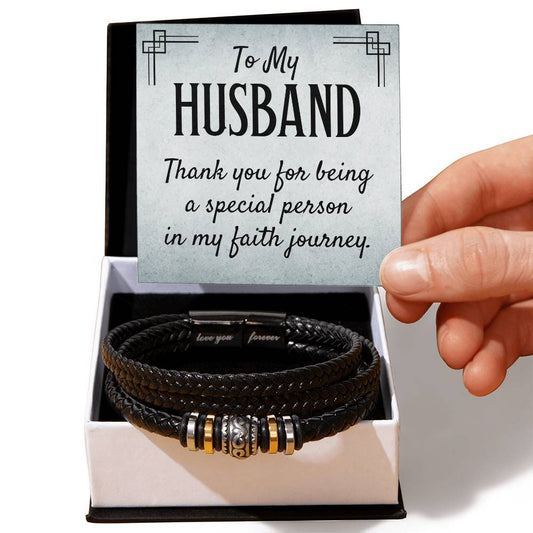 Being Special - Mens Leather Bracelet - Fallon Gifts