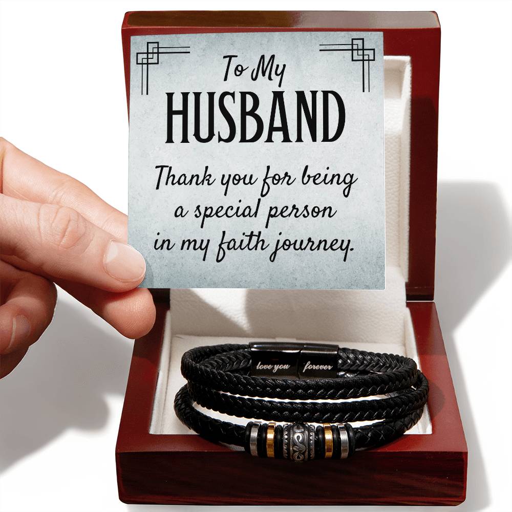 Being Special - Mens Leather Bracelet - Fallon Gifts