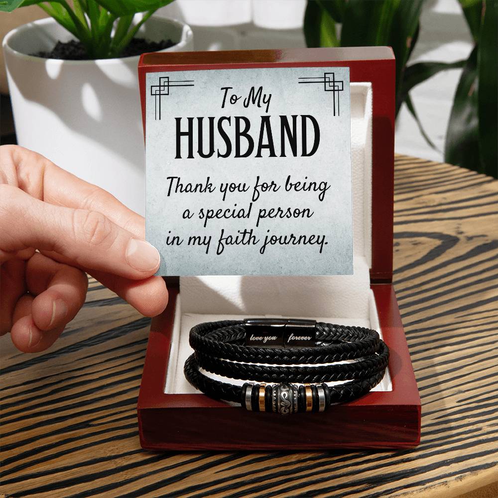 Being Special - Mens Leather Bracelet - Fallon Gifts