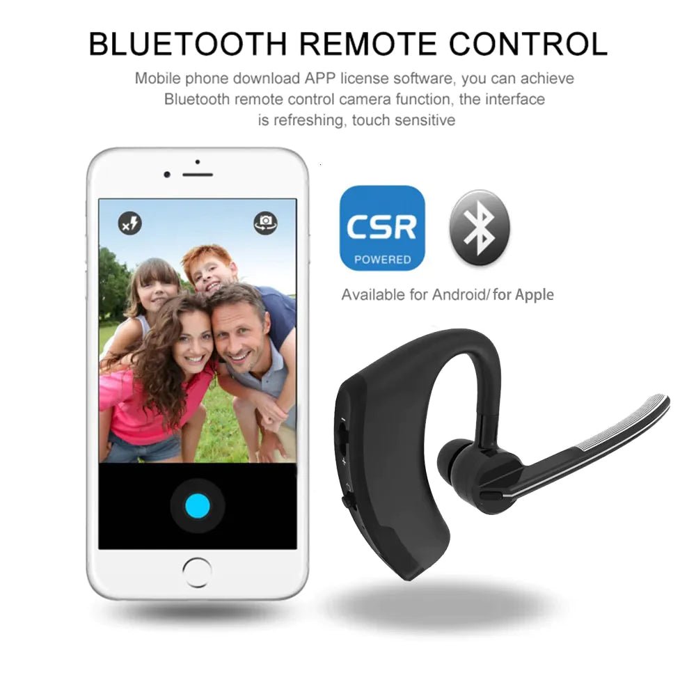 Bluetooth Earpiece Wireless Headset Noise Cancelling Headphones Driver Trucker - Fallon Gifts