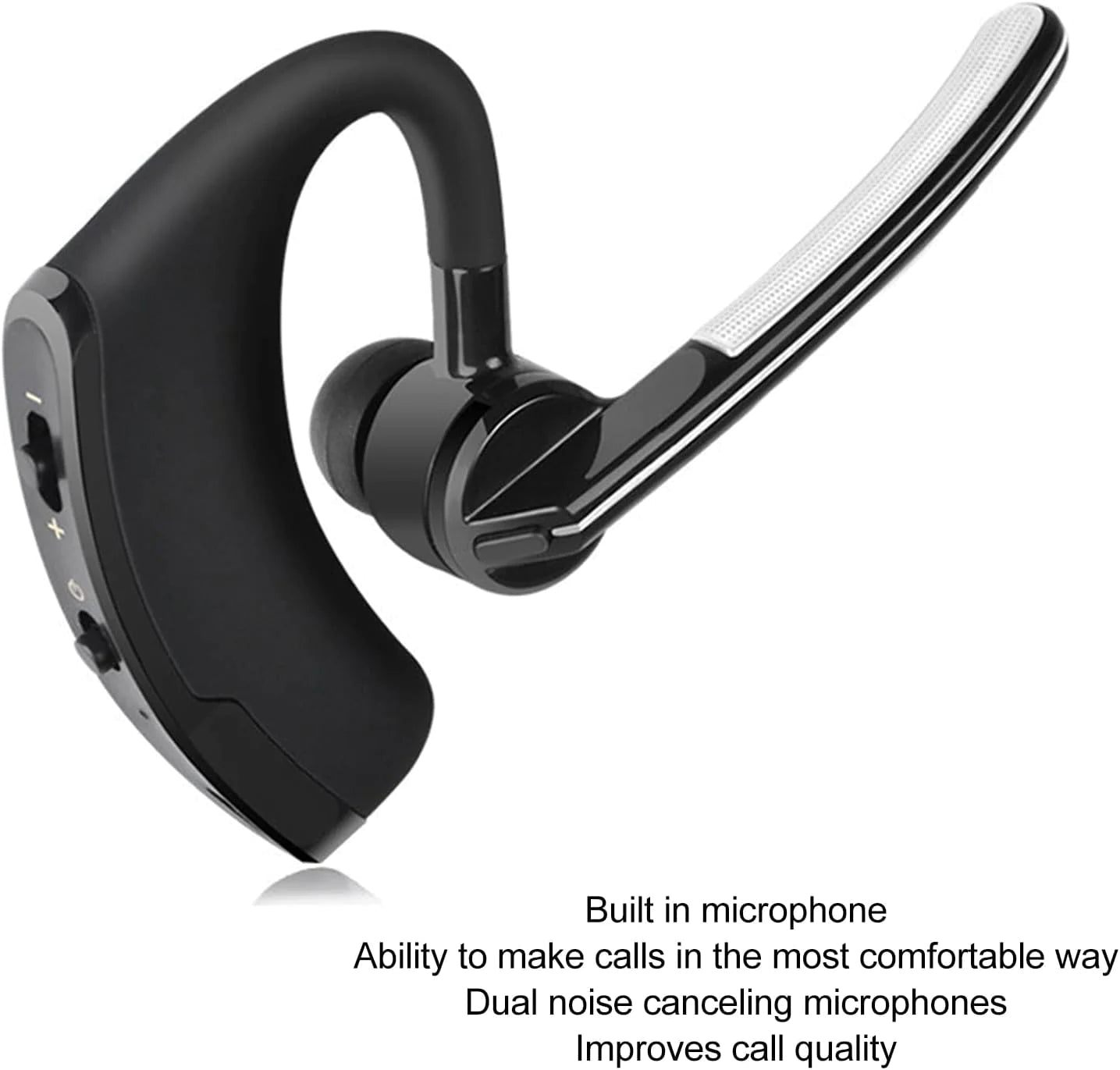 Bluetooth Earpiece Wireless Headset Noise Cancelling Headphones Driver Trucker - Fallon Gifts