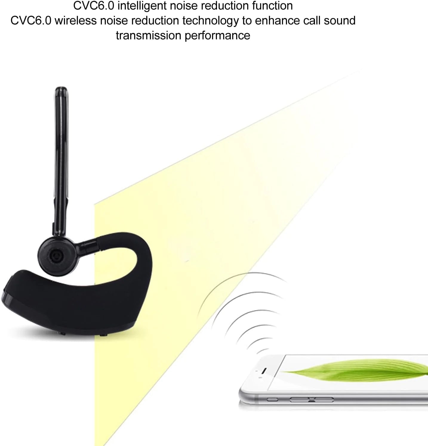 Bluetooth Earpiece Wireless Headset Noise Cancelling Headphones Driver Trucker - Fallon Gifts