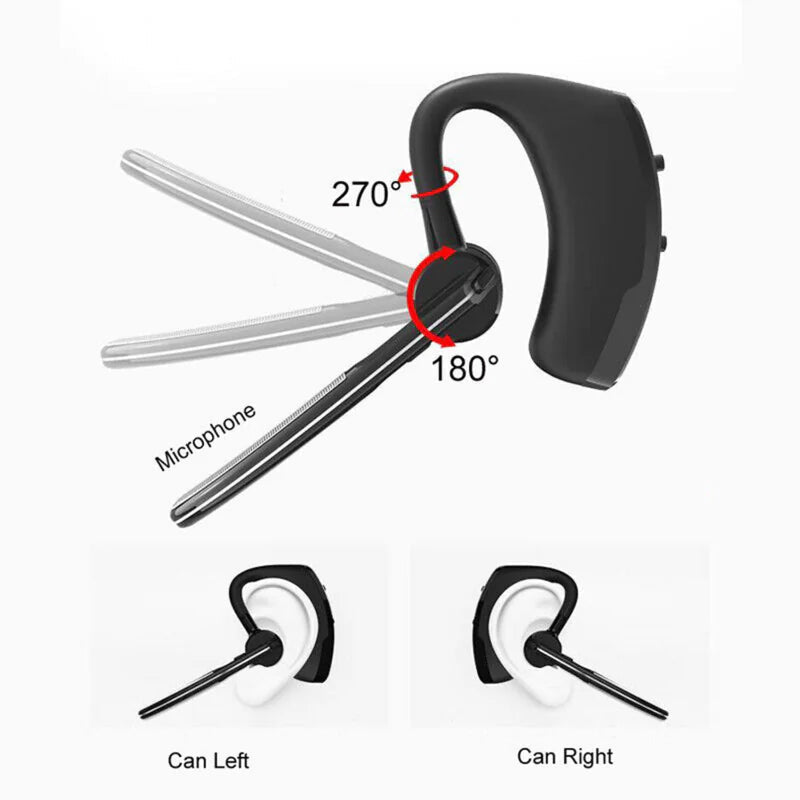 Bluetooth Earpiece Wireless Headset Noise Cancelling Headphones Driver Trucker - Fallon Gifts
