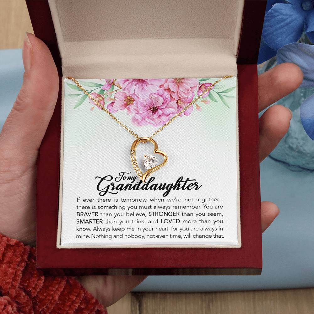 Brave Granddaughter - Forever Love Necklace - Fallon Gifts