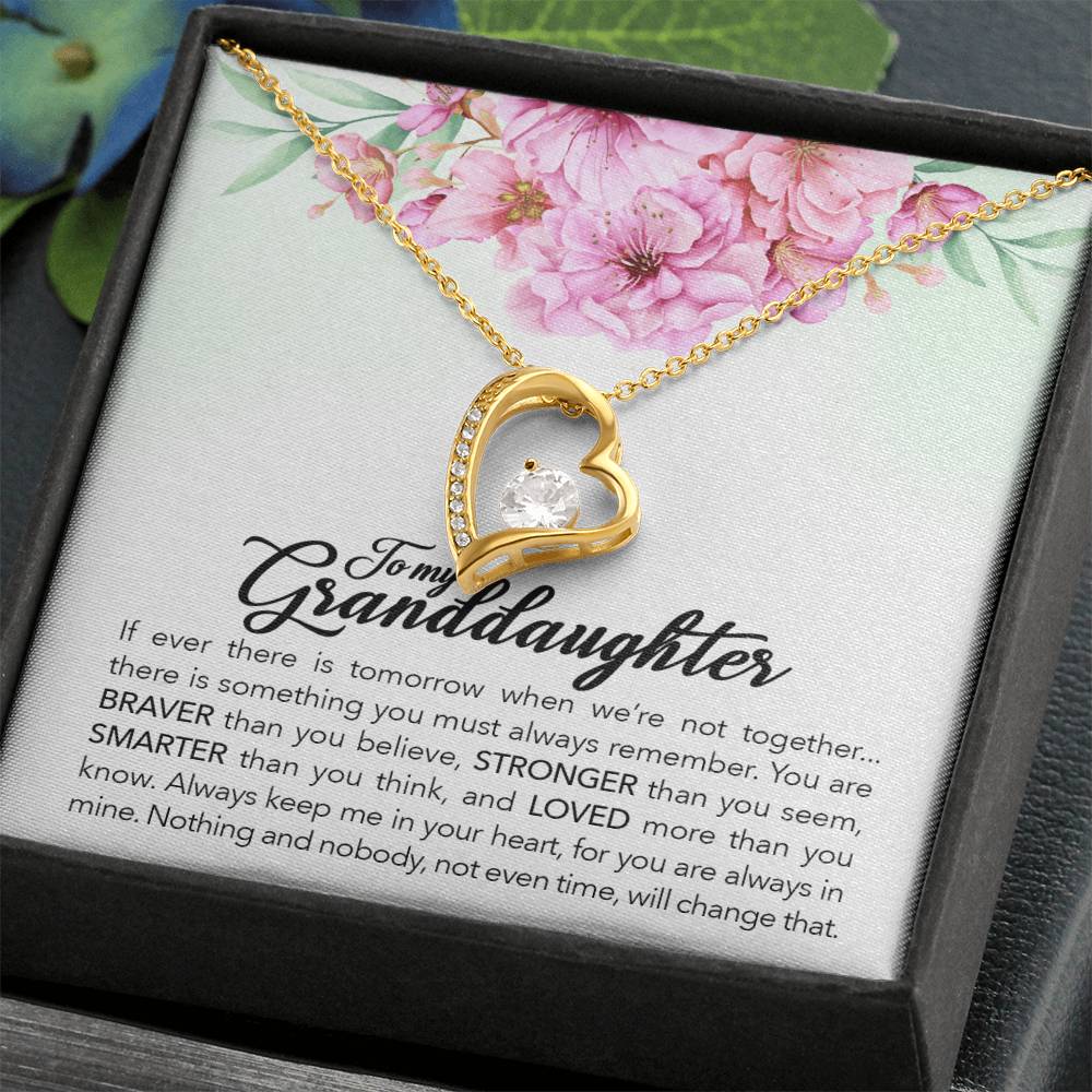 Brave Granddaughter - Forever Love Necklace - Fallon Gifts