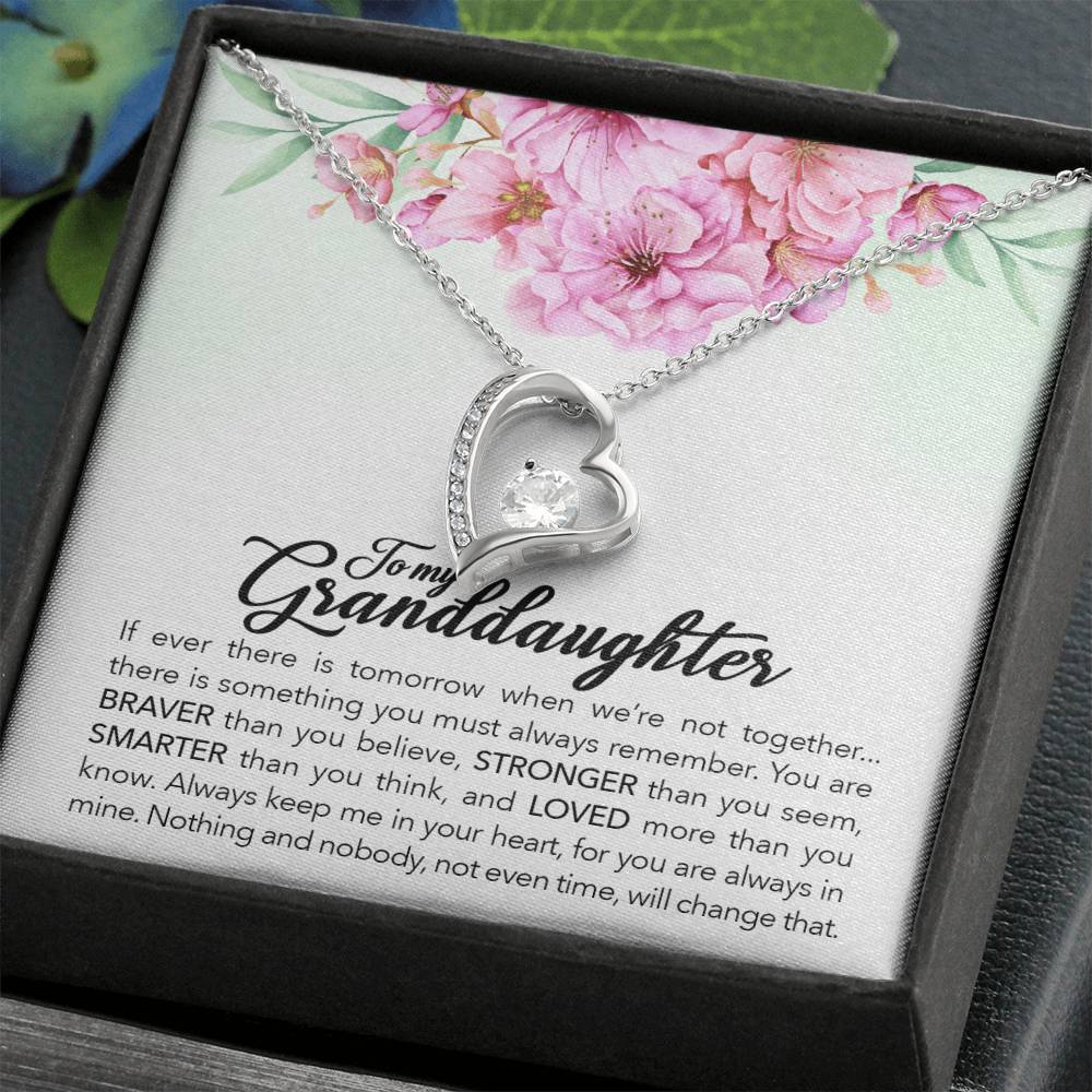 Brave Granddaughter - Forever Love Necklace - Fallon Gifts