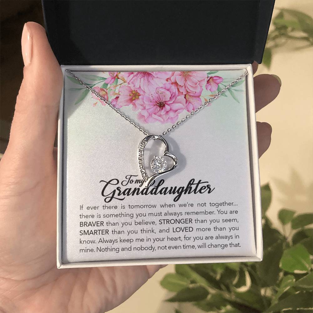 Brave Granddaughter - Forever Love Necklace - Fallon Gifts