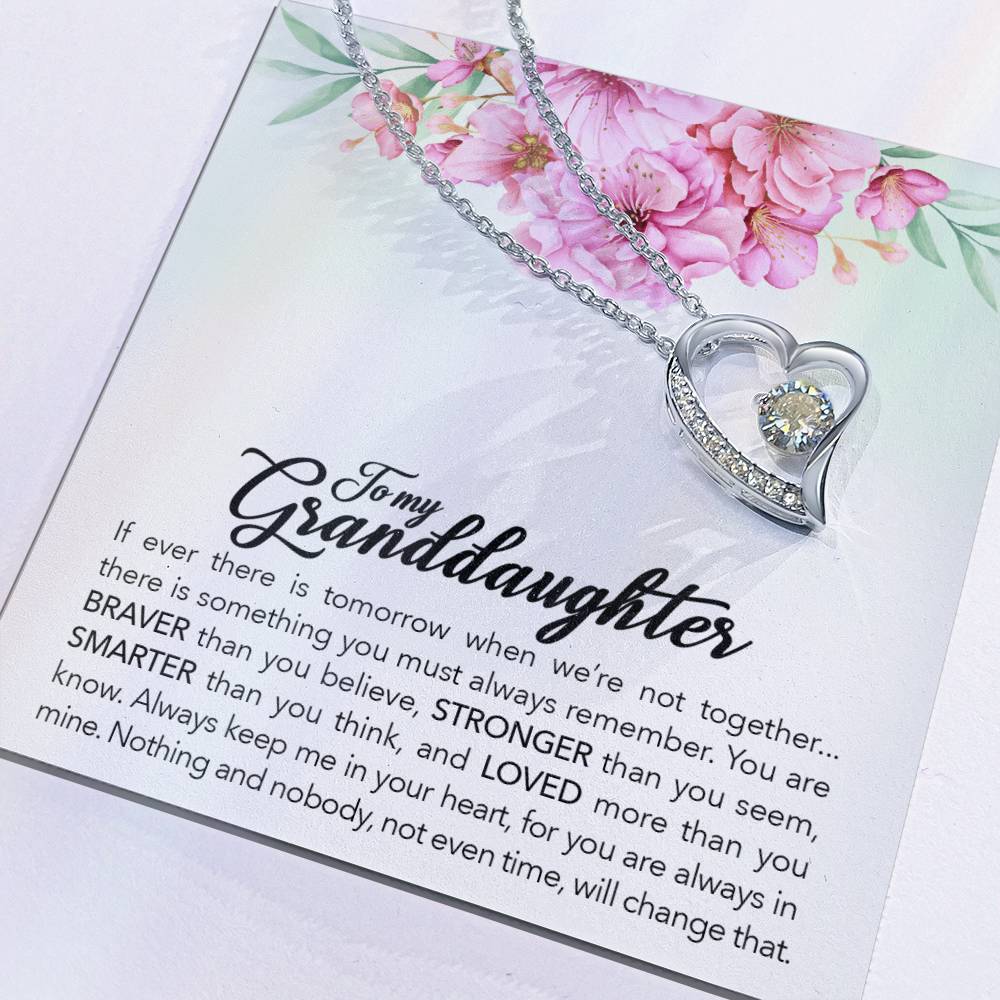 Brave Granddaughter - Forever Love Necklace - Fallon Gifts