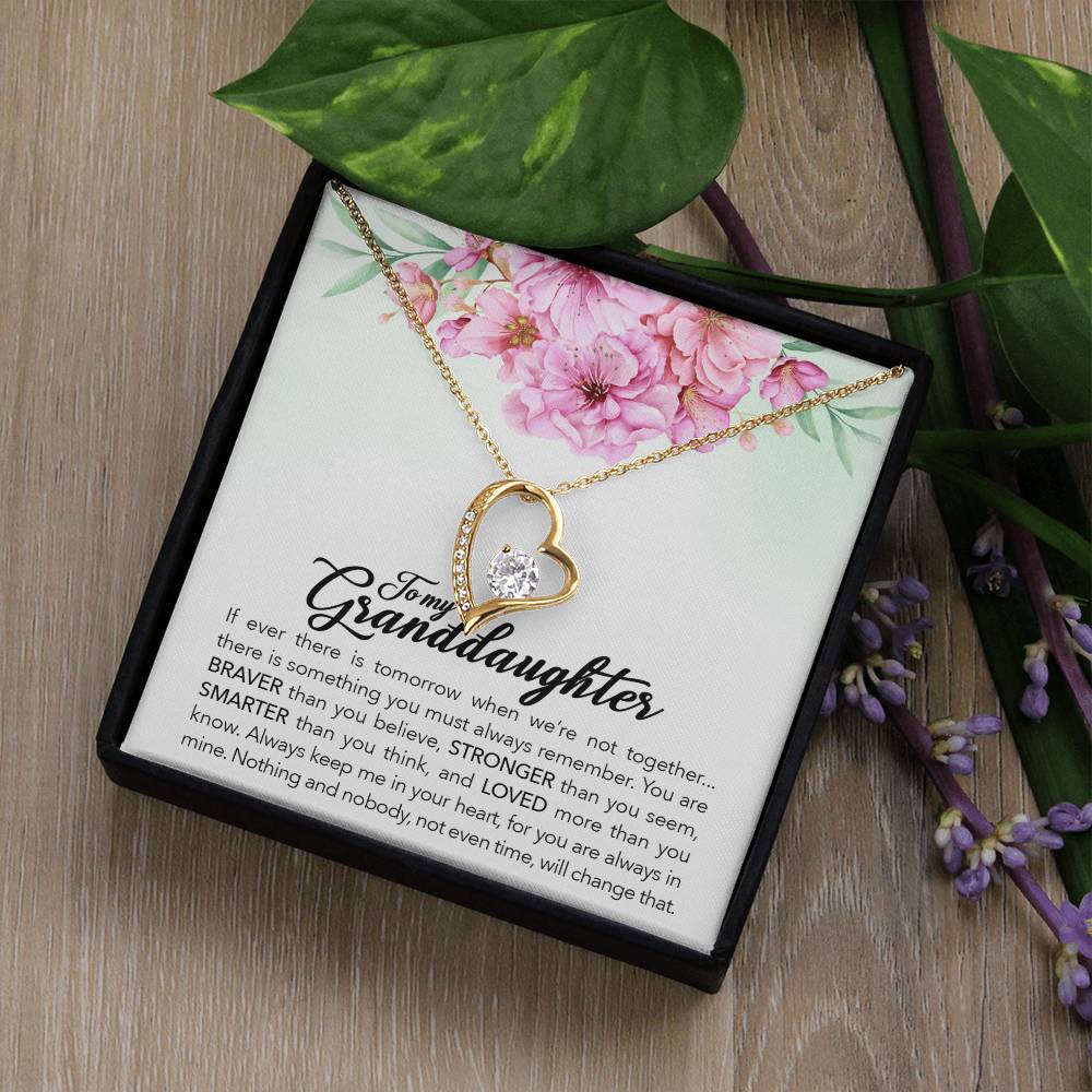 Brave Granddaughter - Forever Love Necklace - Fallon Gifts
