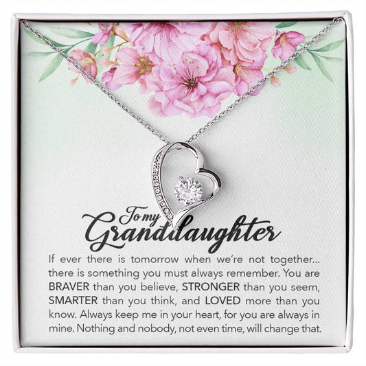 Brave Granddaughter - Forever Love Necklace - Fallon Gifts