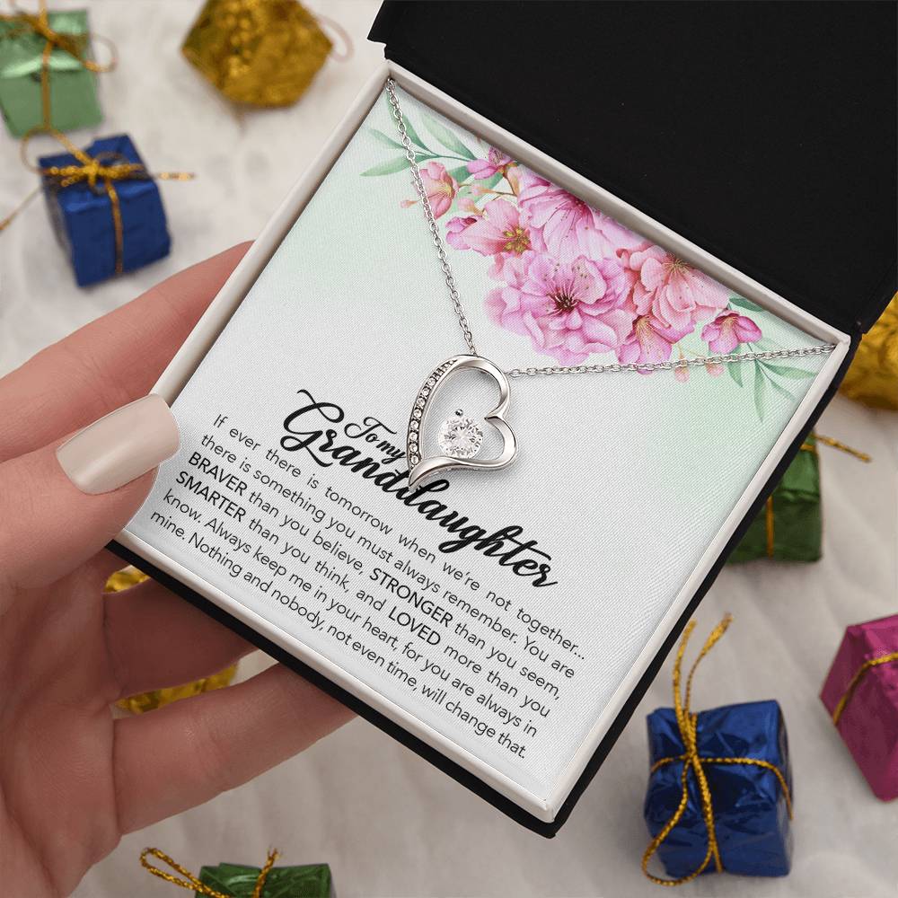 Brave Granddaughter - Forever Love Necklace - Fallon Gifts