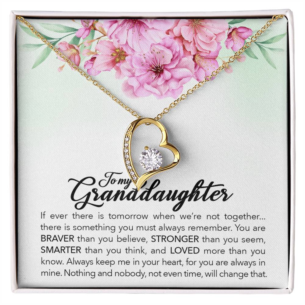 Brave Granddaughter - Forever Love Necklace - Fallon Gifts