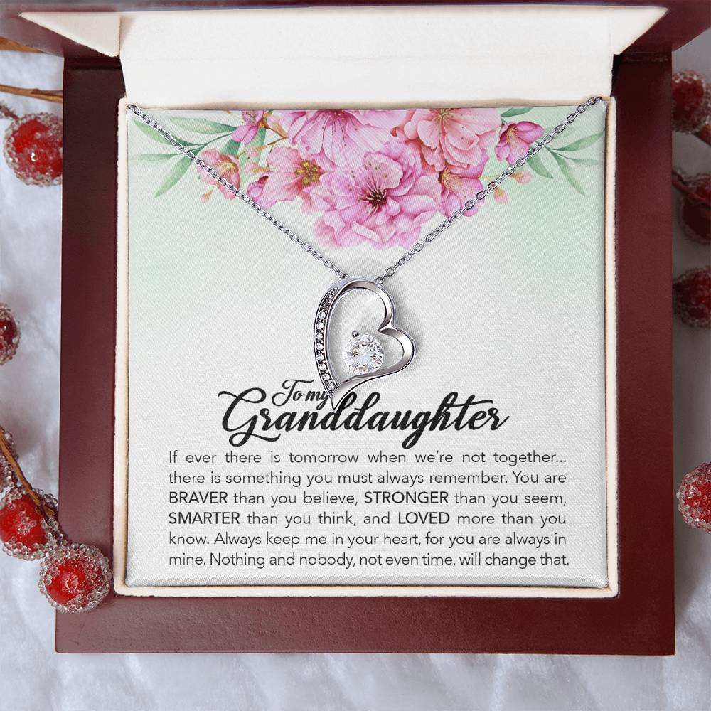 Brave Granddaughter - Forever Love Necklace - Fallon Gifts