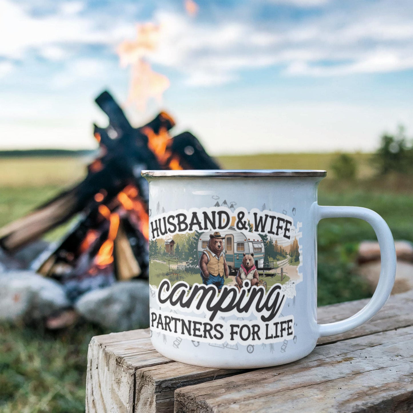 Camping Partners For Life - Camping Mug - Fallon Gifts
