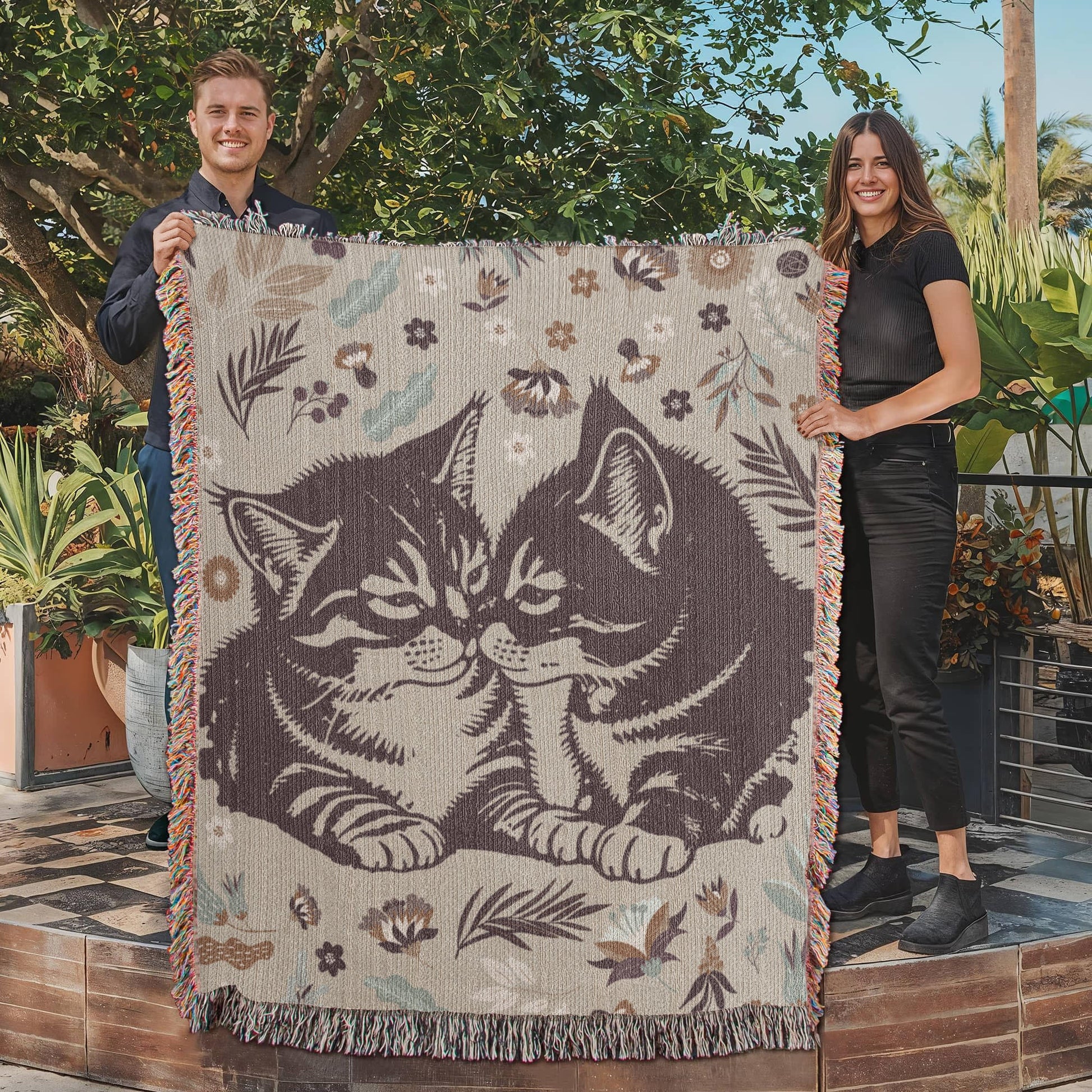Cat Lovers - Heirloom Blanket - Fallon Gifts