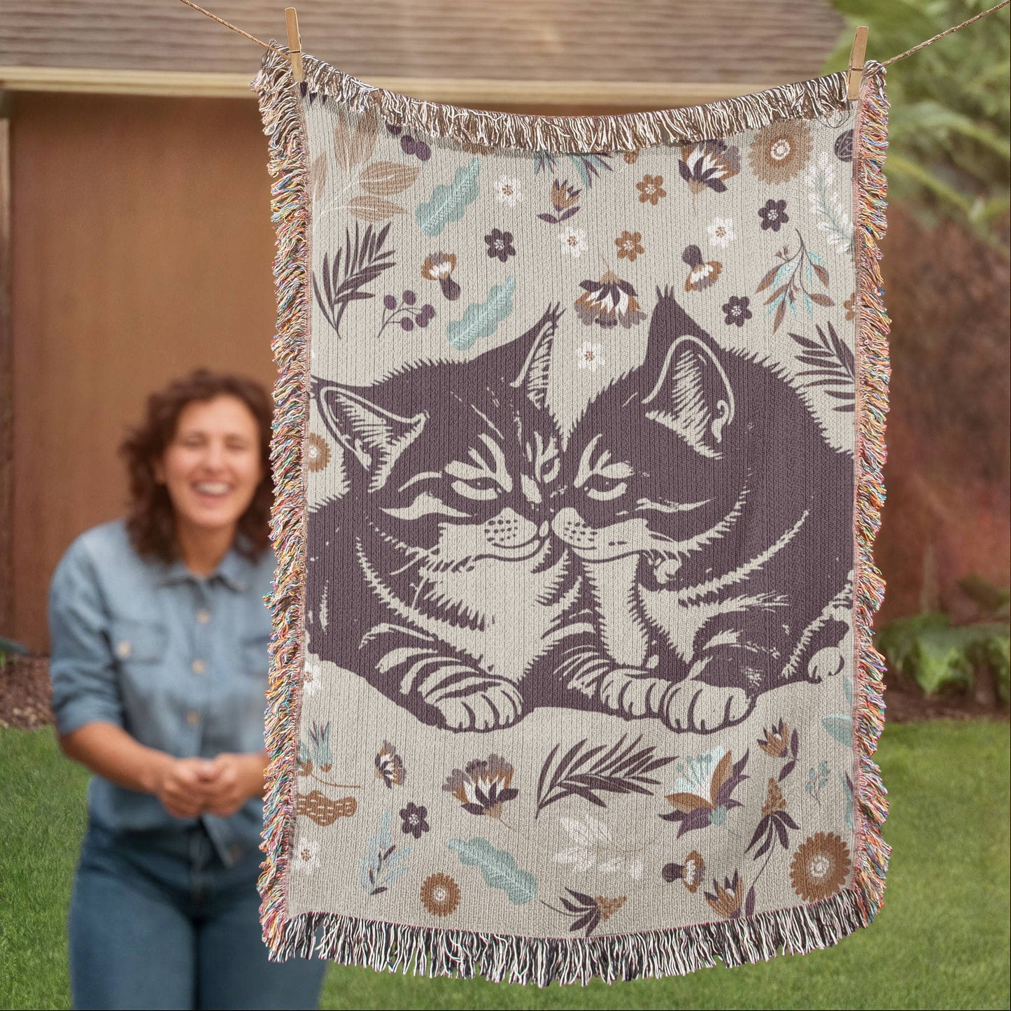 Cat Lovers - Heirloom Blanket - Fallon Gifts