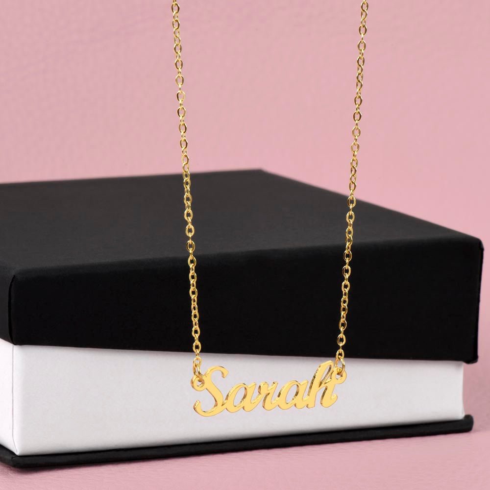 Classic Style Name Necklace - Fallon Gifts