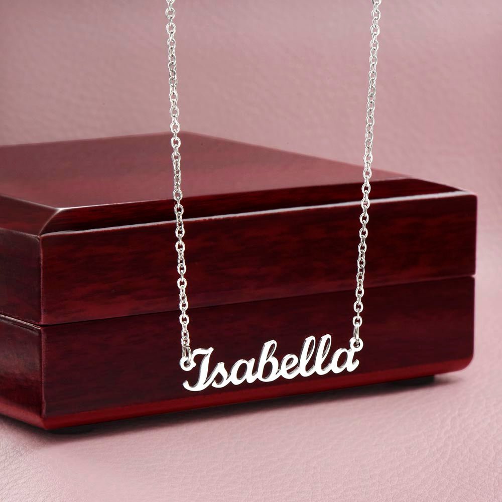Classic Style Name Necklace - Fallon Gifts