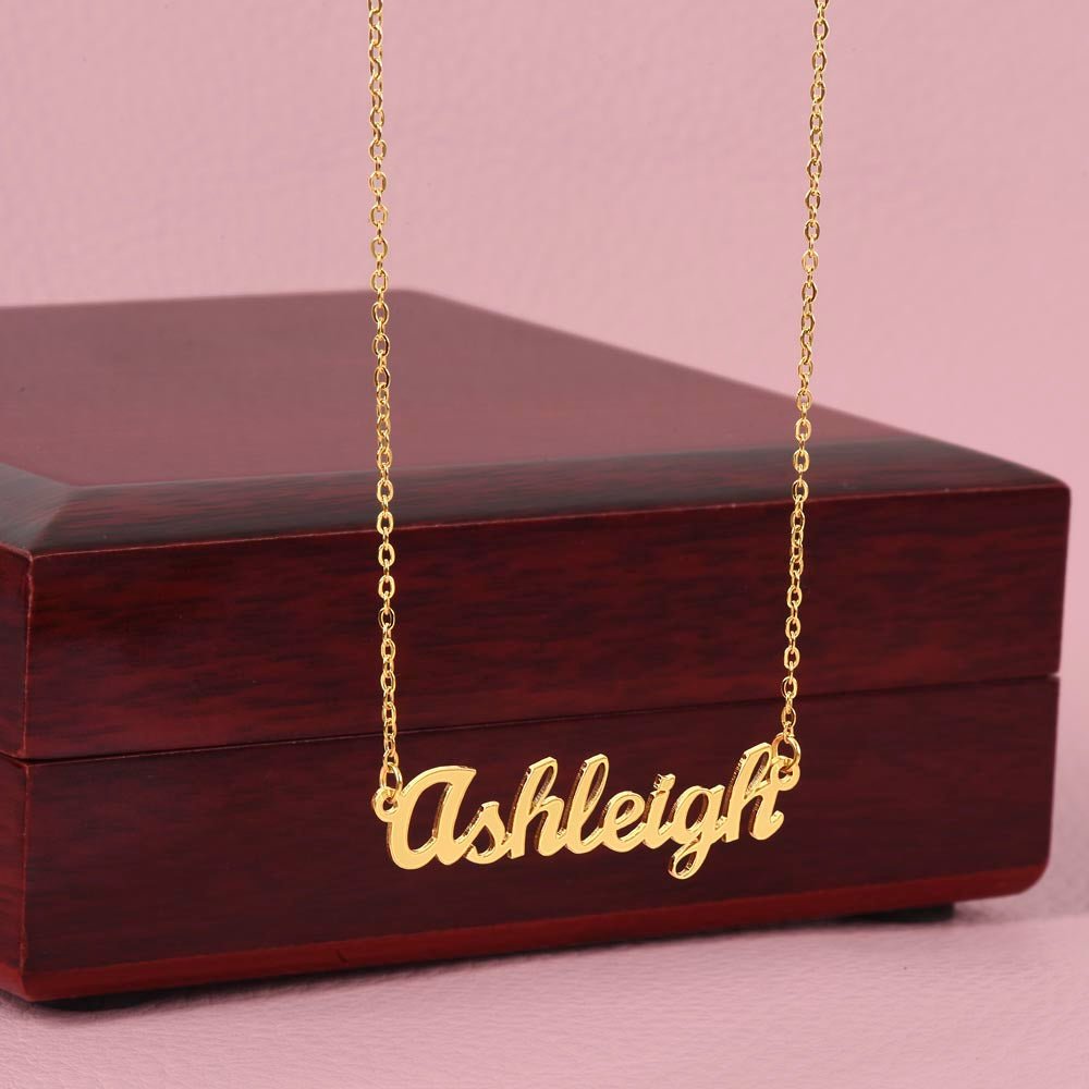 Classic Style Name Necklace - Fallon Gifts