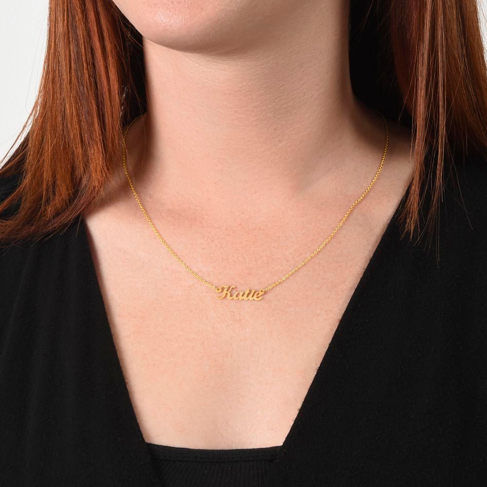 Classic Style Name Necklace - Fallon Gifts
