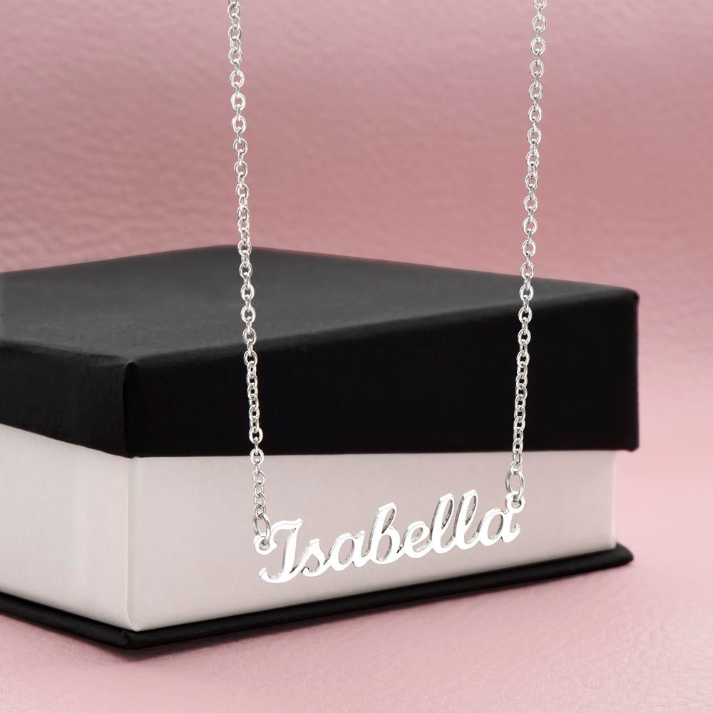 Classic Style Name Necklace - Fallon Gifts