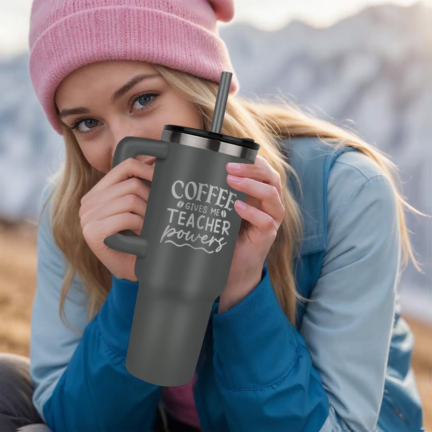 Coffee Gives Me Powers - Teachers Mug - Fallon Gifts