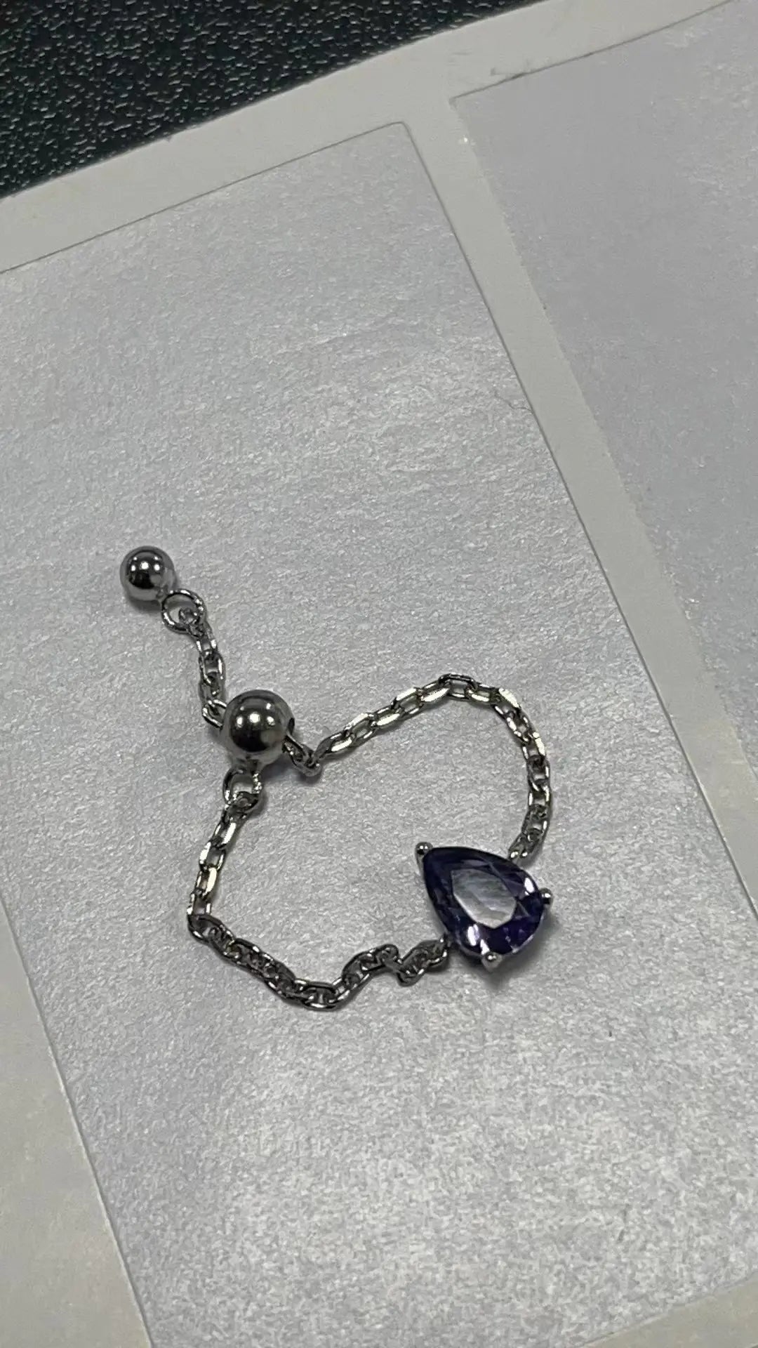 Creative Adjustable Finger Chain Ring Design (MOQ 20) - Fallon Gifts