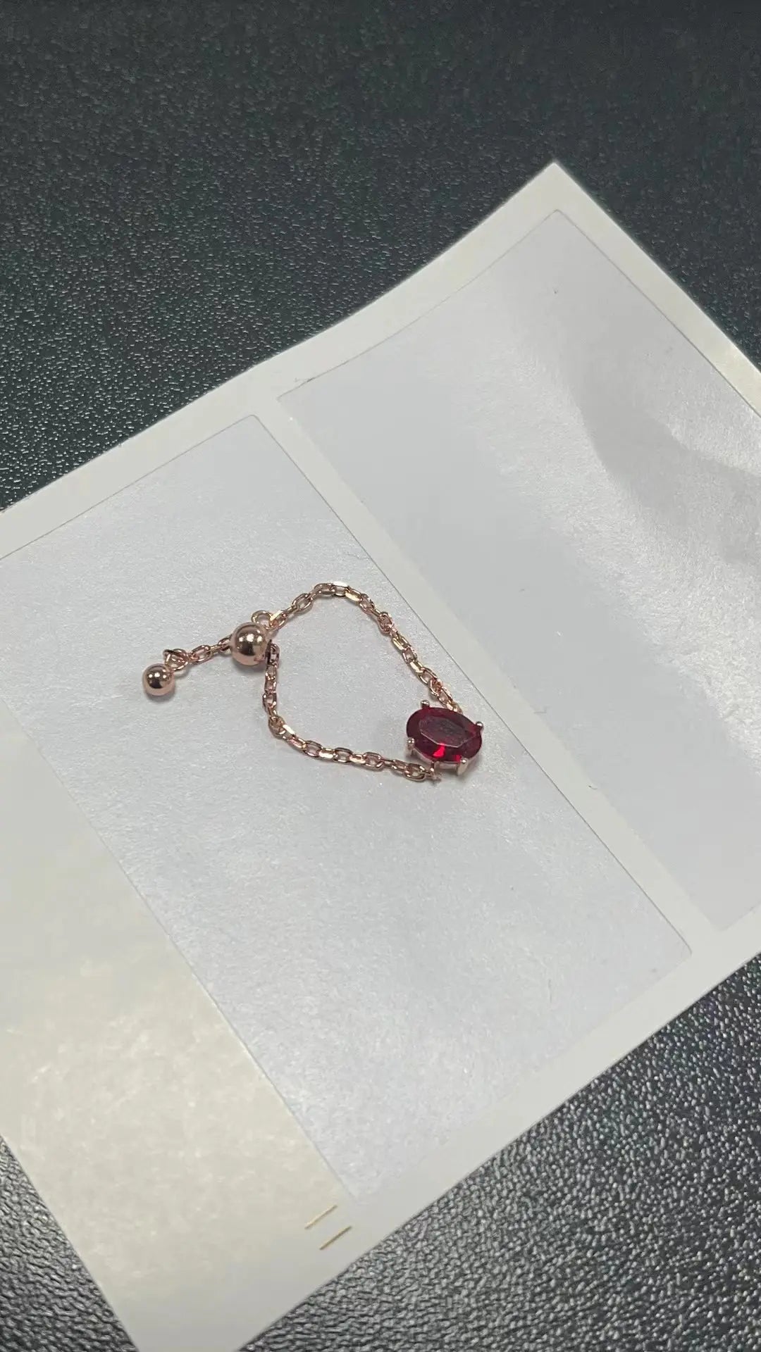 Creative Adjustable Finger Chain Ring Design (MOQ 20) - Fallon Gifts