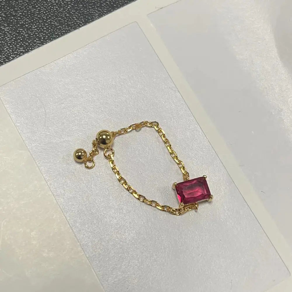 Creative Adjustable Finger Chain Ring Design (MOQ 20) - Fallon Gifts