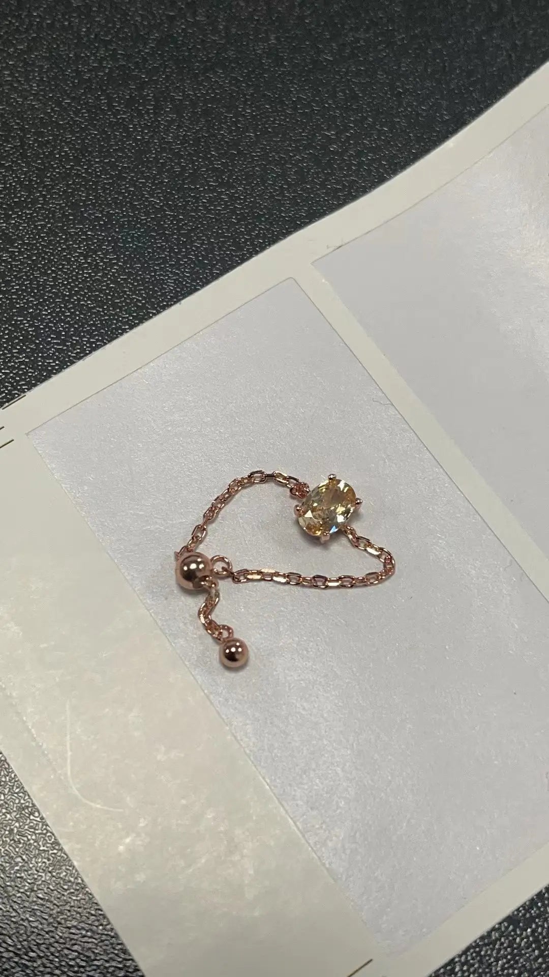 Creative Adjustable Finger Chain Ring Design (MOQ 20) - Fallon Gifts